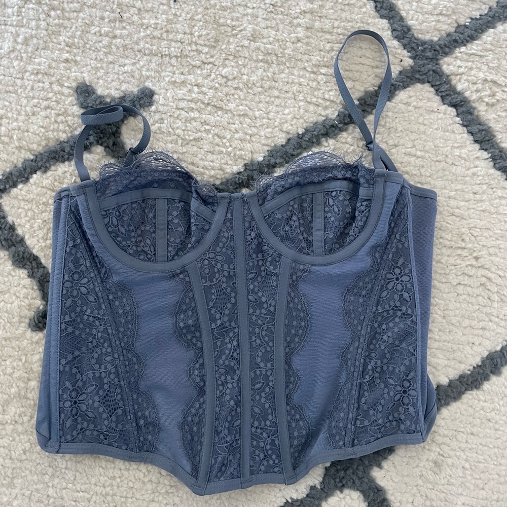 Out from Under Modern Love Corset in Periwinkle! S